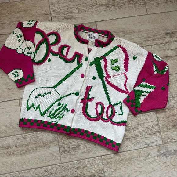 Lilly Pulitzer Sweaters - Lilly Pulitzer Golf Cardigan Sweater Large